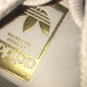 Tan Adidas Superstar Shoes